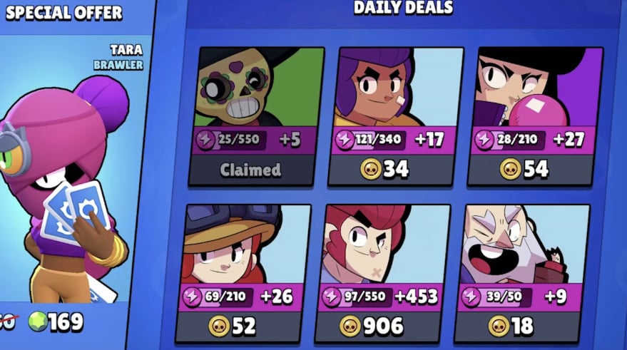 get power points from the brawl stars shop