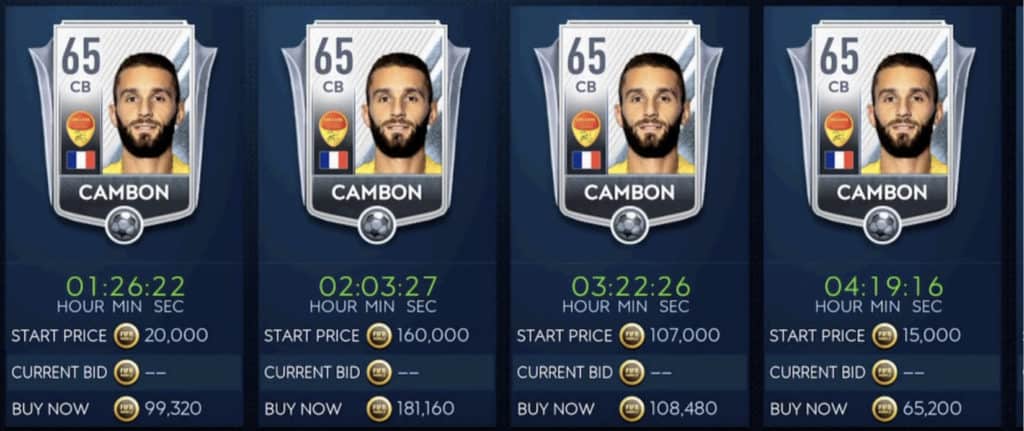 sell higher rated player