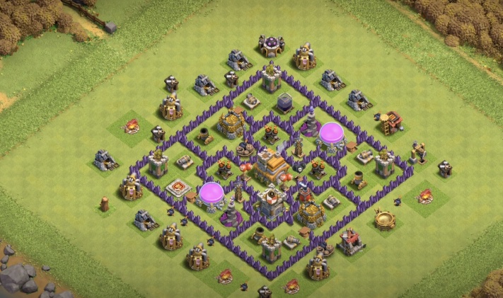 clash of clans town hall level 7 farming base design