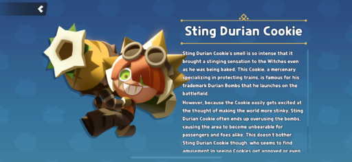 best sting durian cookie build
