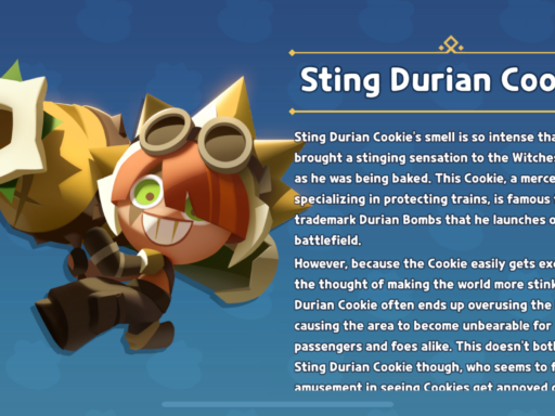 best sting durian cookie build